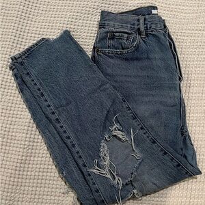 PacSun Blue Distressed Boyfriend Jeans
